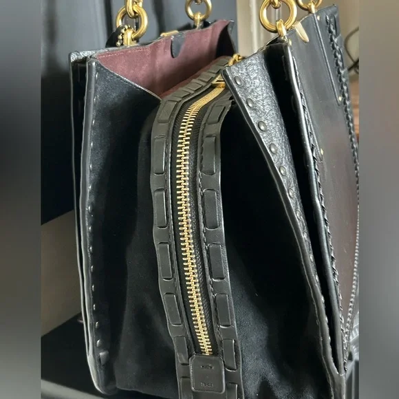 COACH Dreamer 34 Whipstitch Shoulder Bag - Picture 6 of 17